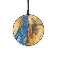 Circle Wood Wireless Charger - Delaney (Teal & Gold, 726599)