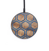 Circle Wood Wireless Charger - Chelsea (Pattern, 726603)