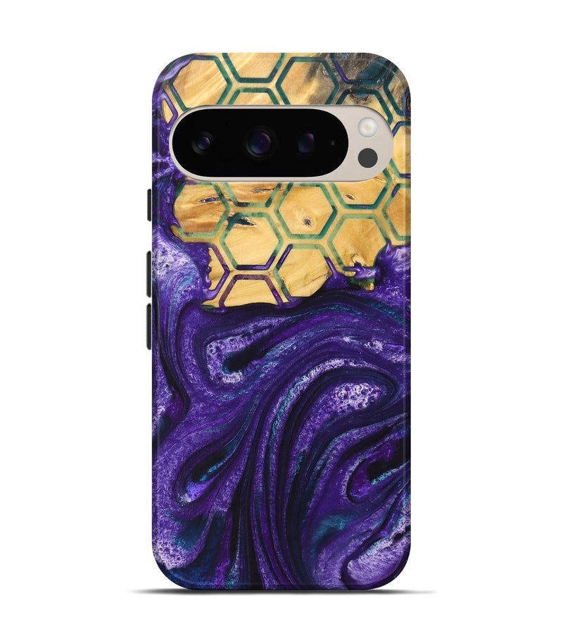 Pixel 9 Pro Wood Live Edge Phone Case - Ophelia (Pattern, 726616)