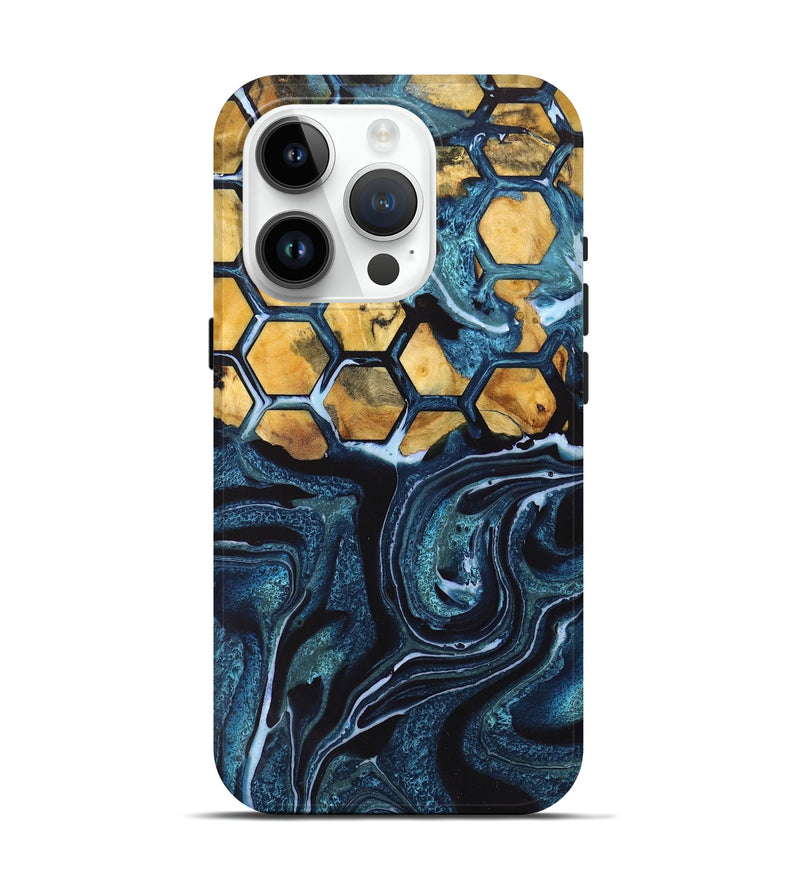 iPhone 15 Pro Wood Live Edge Phone Case - Ophelia (Pattern, 726624)