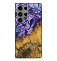 Galaxy S24 Ultra Wood Live Edge Phone Case - Kelsie (Purple, 726646)