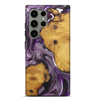 Galaxy S24 Ultra Wood Live Edge Phone Case - Lynn (Purple, 726648)