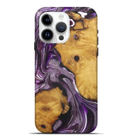 iPhone 15 Pro Max Wood Live Edge Phone Case - Lynn (Purple, 726648)