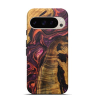 Pixel 9 Wood Live Edge Phone Case - Annie (Purple, 726649)