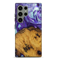 Galaxy S24 Ultra Wood Live Edge Phone Case - Jensen (Purple, 726650)