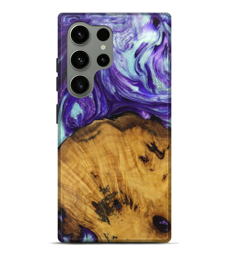 Galaxy S24 Ultra Wood Live Edge Phone Case - Jensen (Purple, 726650)