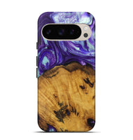 Pixel 9 Wood Live Edge Phone Case - Jensen (Purple, 726650)