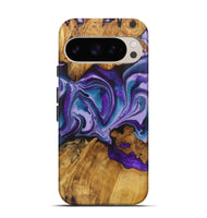 Pixel 9 Wood Live Edge Phone Case - Johnny (Purple, 726682)