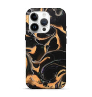 iPhone 15 Pro ResinArt Live Edge Phone Case - Sylvester (Black & White, 726684)