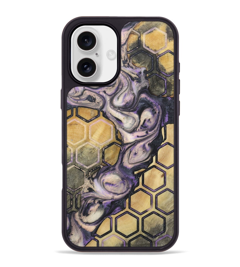 iPhone 16 Plus Wood Phone Case - Leigh (Pattern, 726686)