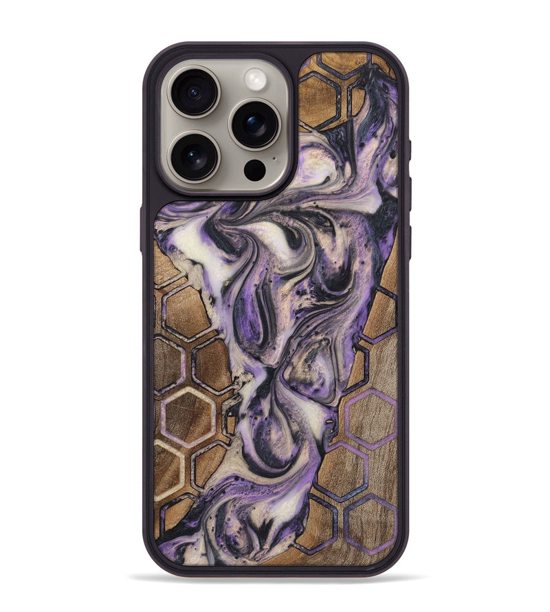 iPhone 15 Pro Max Wood Phone Case - Barbara (Pattern, 726712)