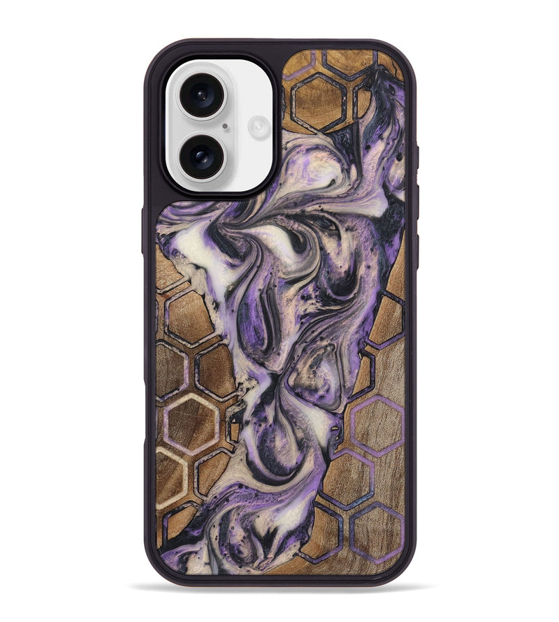 iPhone 16 Plus Wood Phone Case - Barbara (Pattern, 726712)