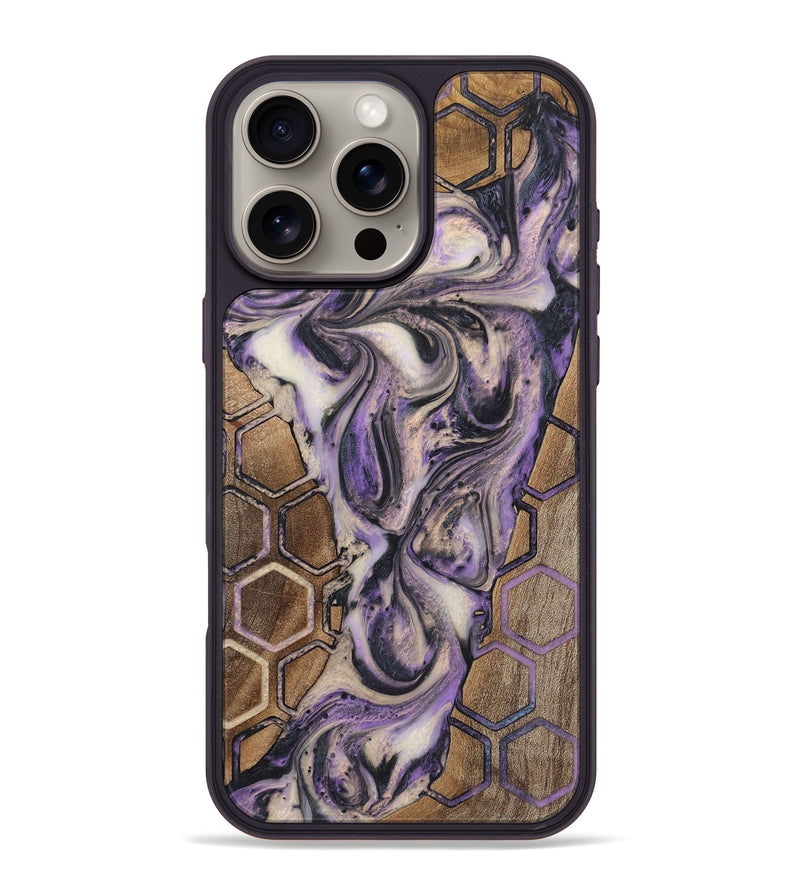 iPhone 16 Pro Max Wood Phone Case - Barbara (Pattern, 726712)