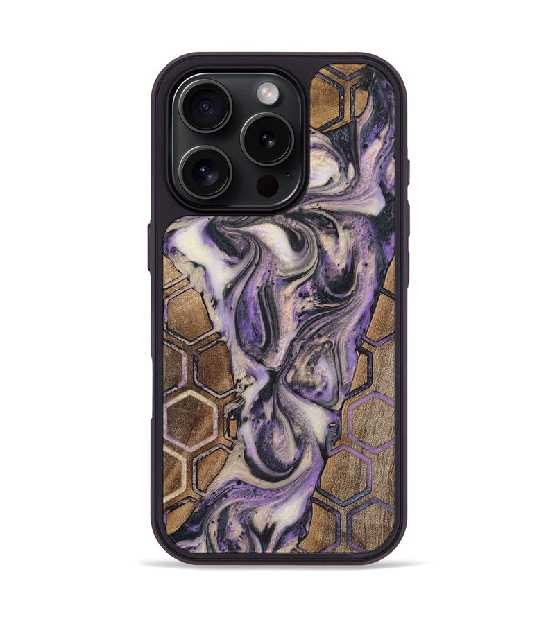 iPhone 16 Pro Wood Phone Case - Barbara (Pattern, 726712)