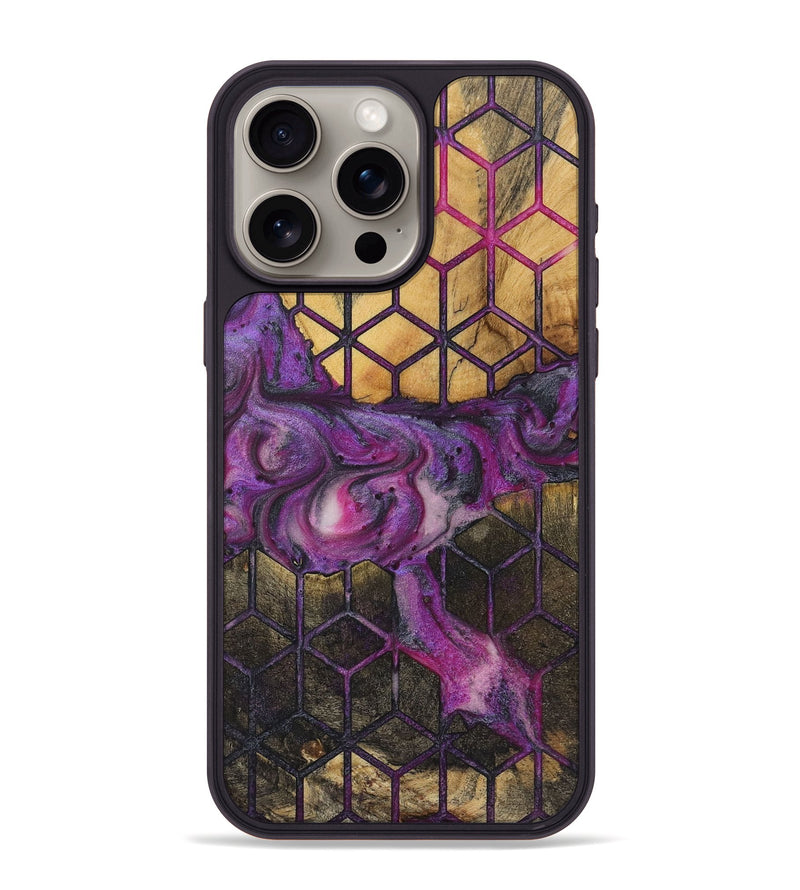 iPhone 15 Pro Max Wood Phone Case - Josephine (Pattern, 726746)