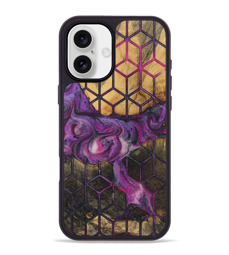 iPhone 16 Plus Wood Phone Case - Josephine (Pattern, 726746)