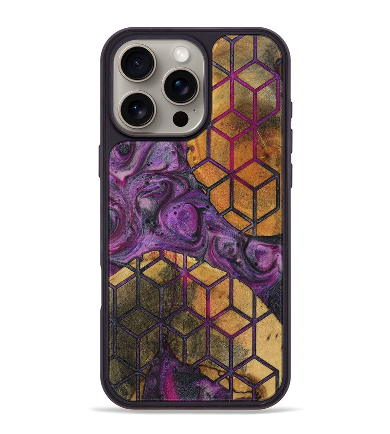 iPhone 16 Pro Max Wood Phone Case - Ellen (Pattern, 726756)