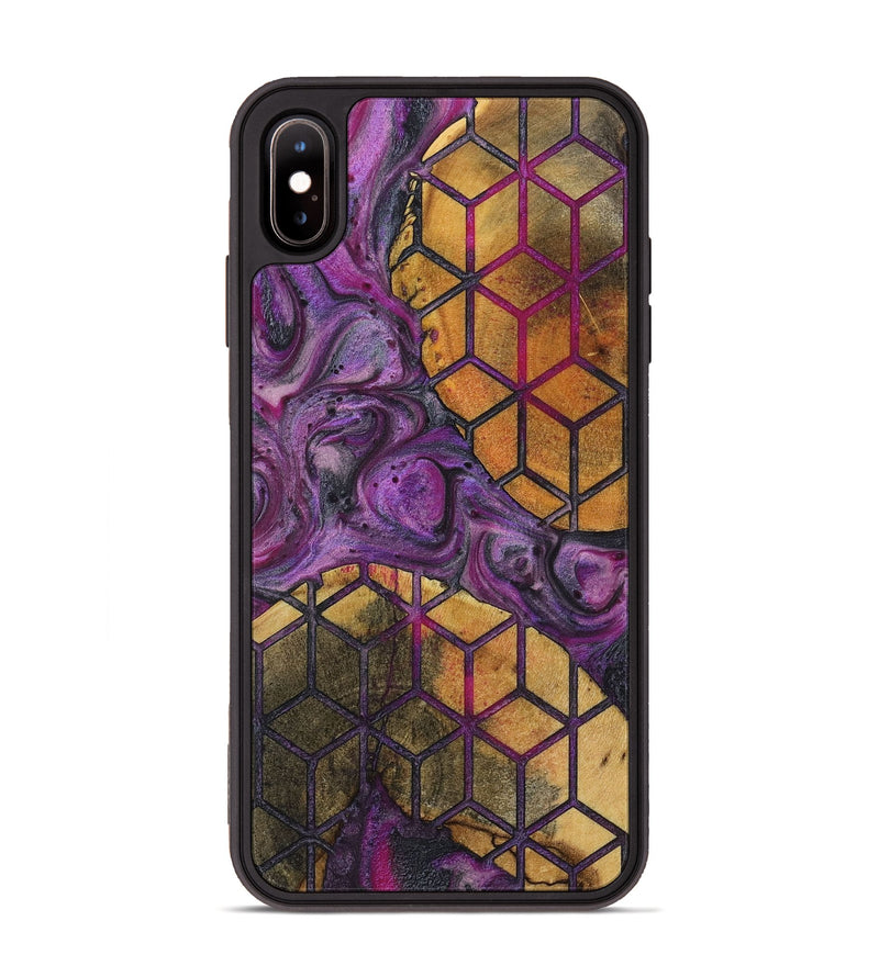 iPhone Xs Max Wood Phone Case - Ellen (Pattern, 726756)