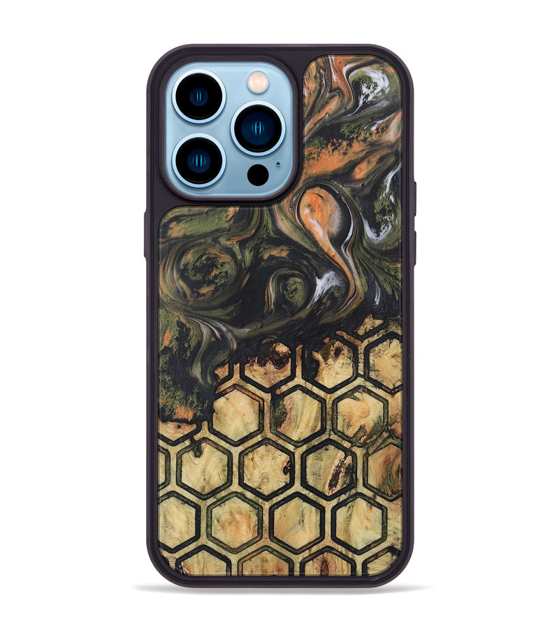 iPhone 14 Pro Max Wood Phone Case - Lukas (Pattern, 726780)