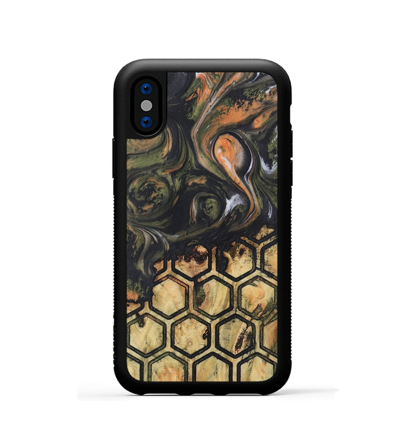 iPhone Xs Wood Phone Case - Lukas (Pattern, 726780)