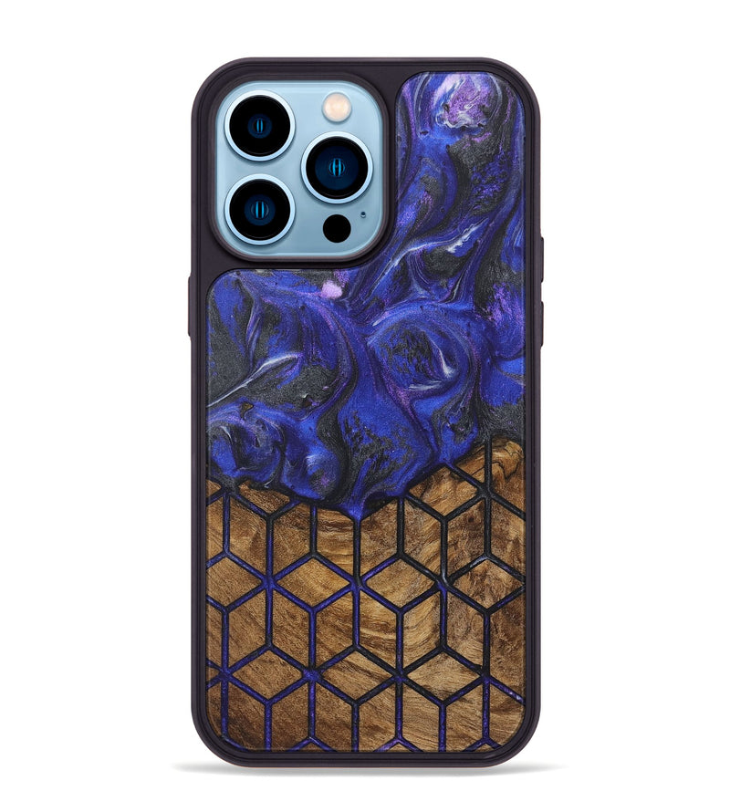 iPhone 14 Pro Max Wood Phone Case - Madyson (Pattern, 726787)