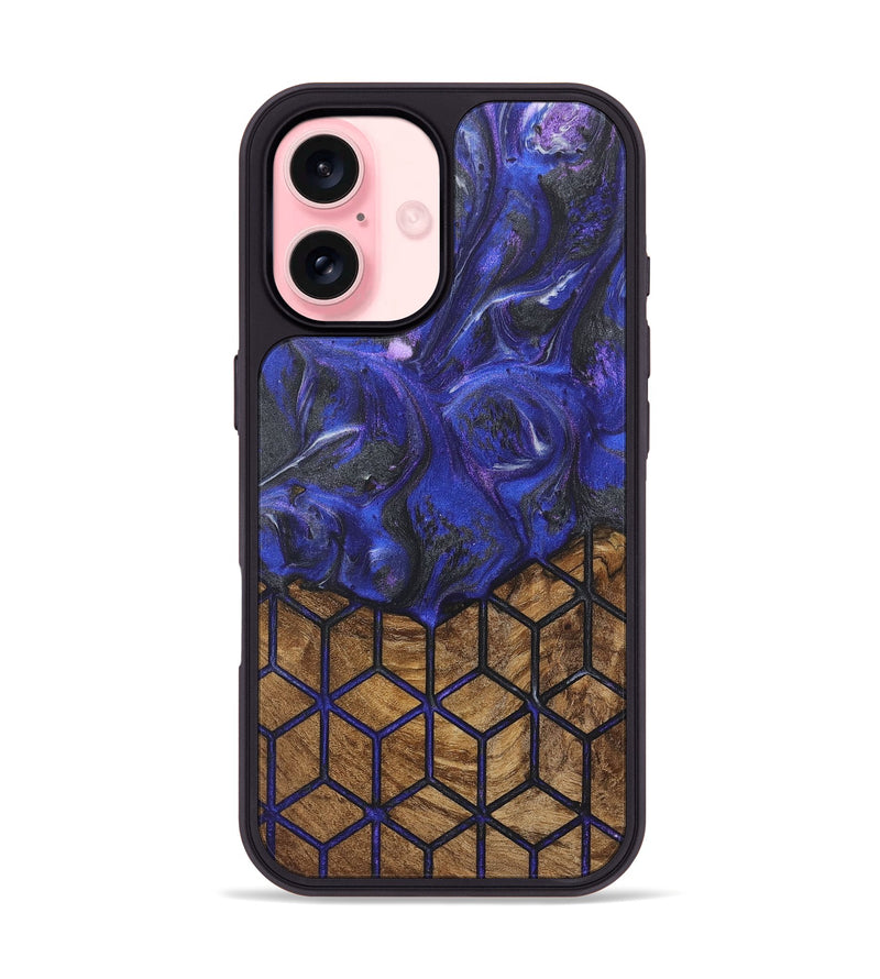 iPhone 16 Wood Phone Case - Madyson (Pattern, 726787)