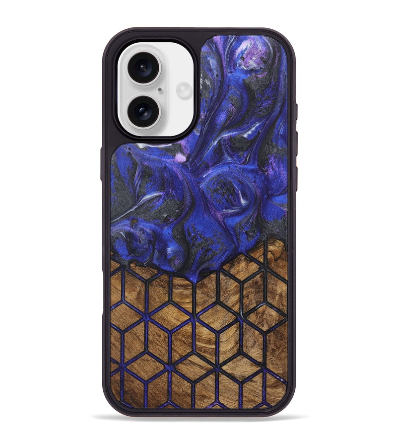 iPhone 16 Plus Wood Phone Case - Madyson (Pattern, 726787)