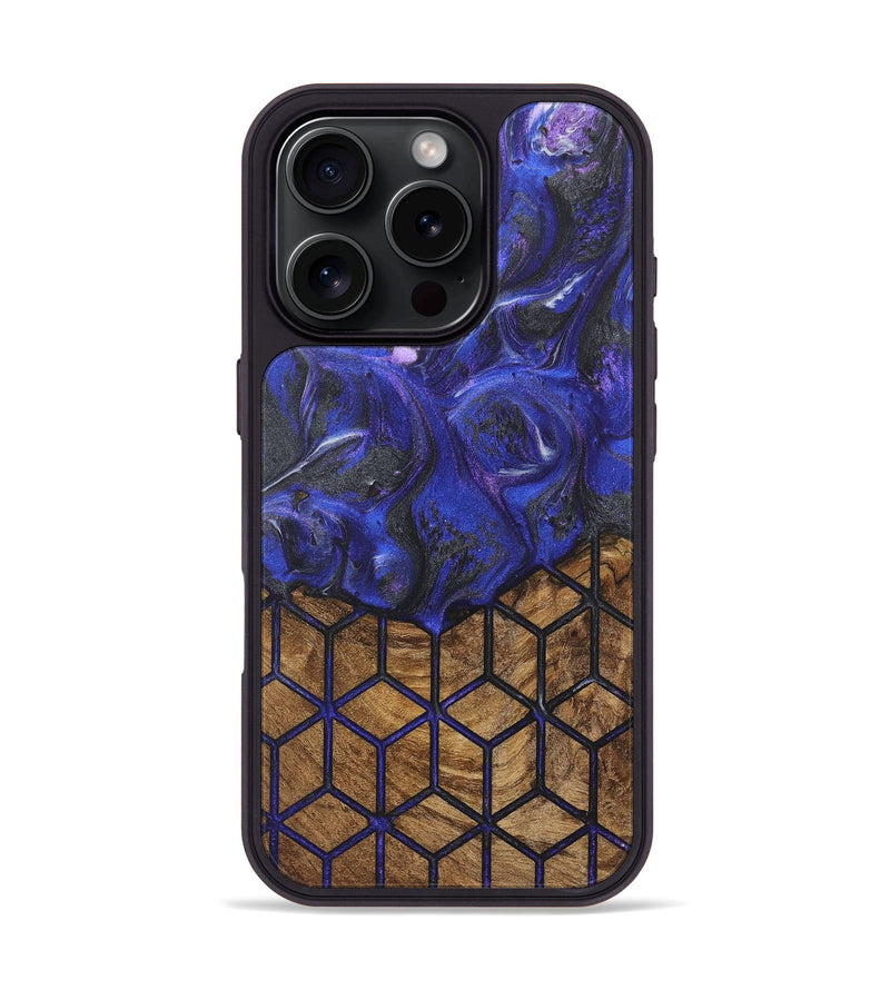 iPhone 16 Pro Wood Phone Case - Madyson (Pattern, 726787)