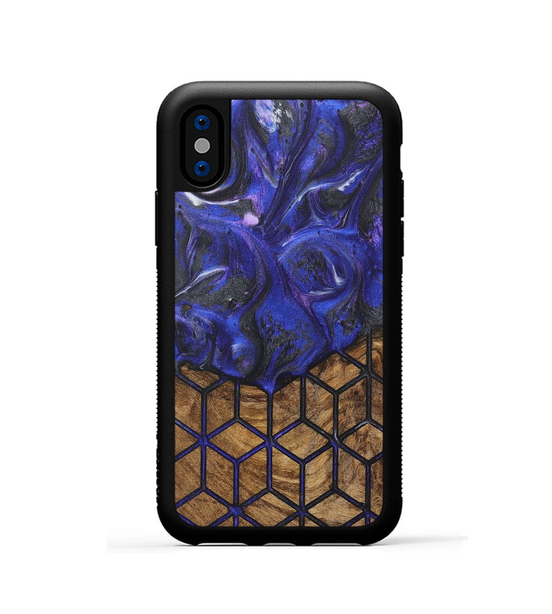 iPhone Xs Wood Phone Case - Madyson (Pattern, 726787)