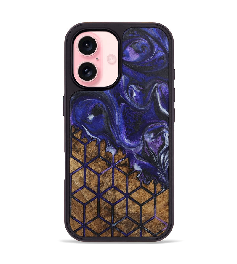 iPhone 16 Wood Phone Case - Maxwell (Pattern, 726797)