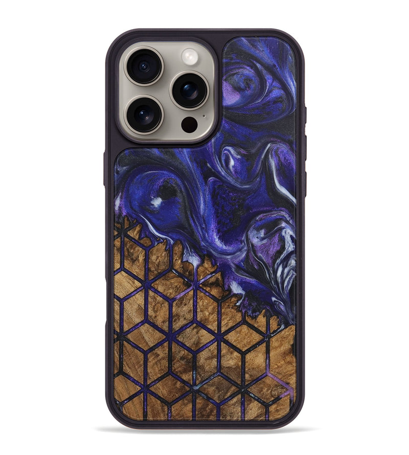 iPhone 16 Pro Max Wood Phone Case - Maxwell (Pattern, 726797)