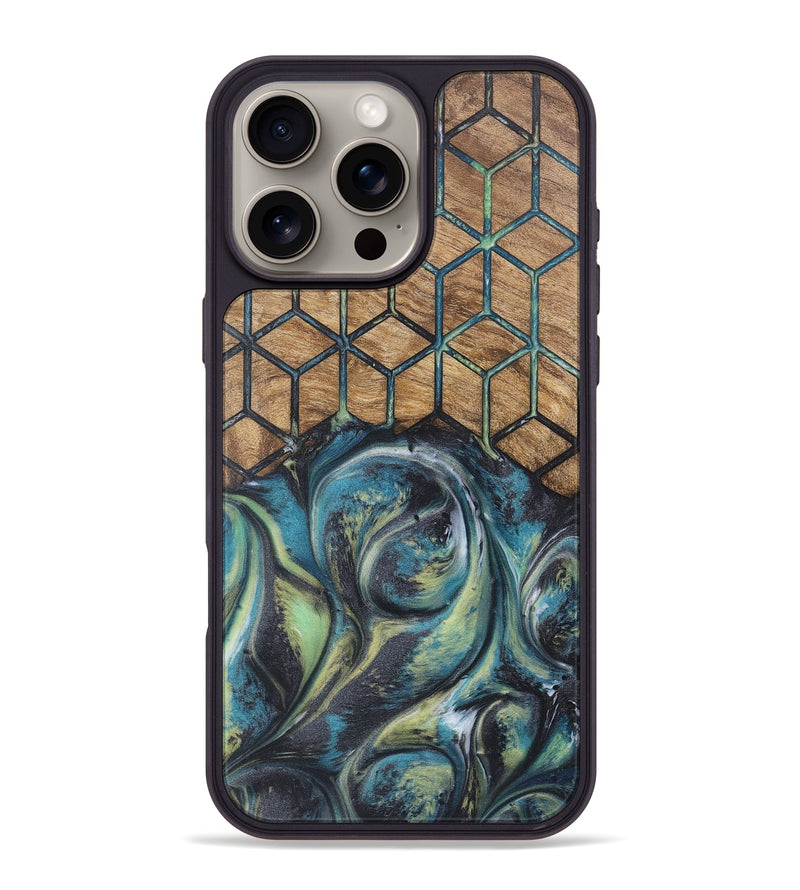 iPhone 16 Pro Max Wood Phone Case - Kay (Pattern, 726802)