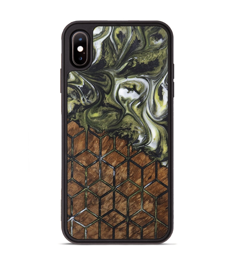 iPhone Xs Max Wood Phone Case - Yvette (Pattern, 726815)