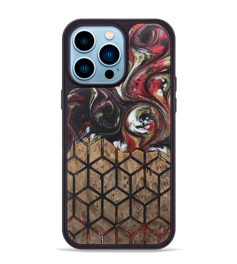 iPhone 14 Pro Max Wood Phone Case - Joe (Pattern, 726817)