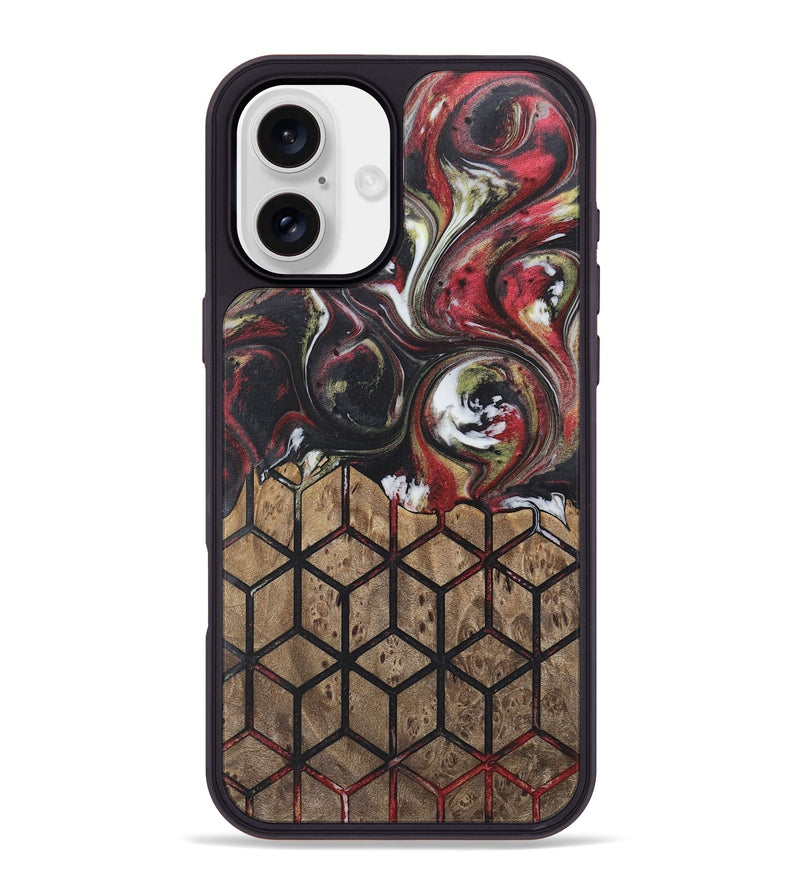 iPhone 16 Plus Wood Phone Case - Joe (Pattern, 726817)