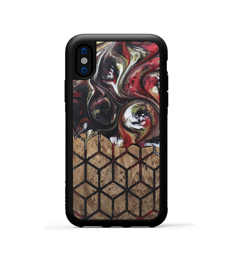 iPhone Xs Wood Phone Case - Joe (Pattern, 726817)