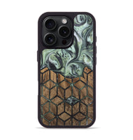 iPhone 16 Pro Wood Phone Case - Deja (Pattern, 726820)