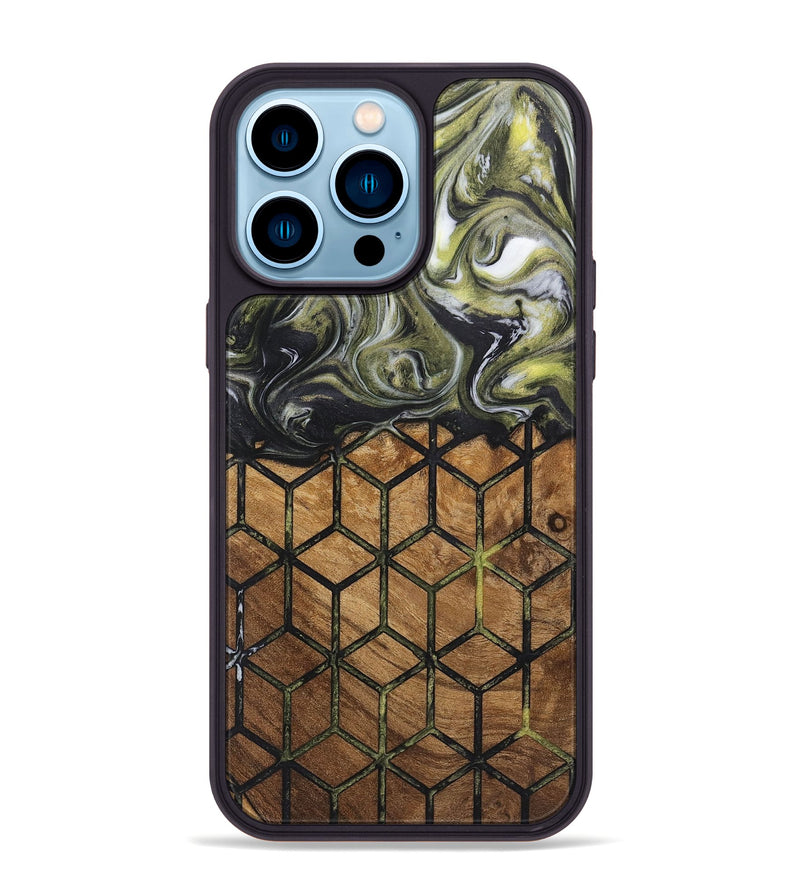 iPhone 14 Pro Max Wood Phone Case - Evie (Pattern, 726823)