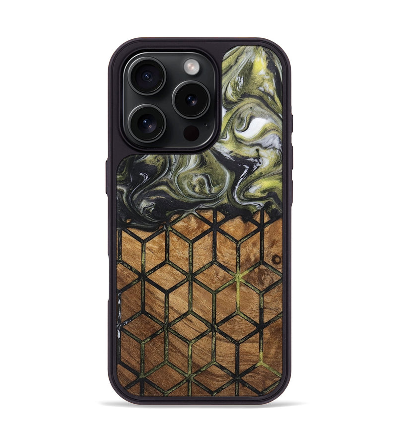 iPhone 16 Pro Wood Phone Case - Evie (Pattern, 726823)