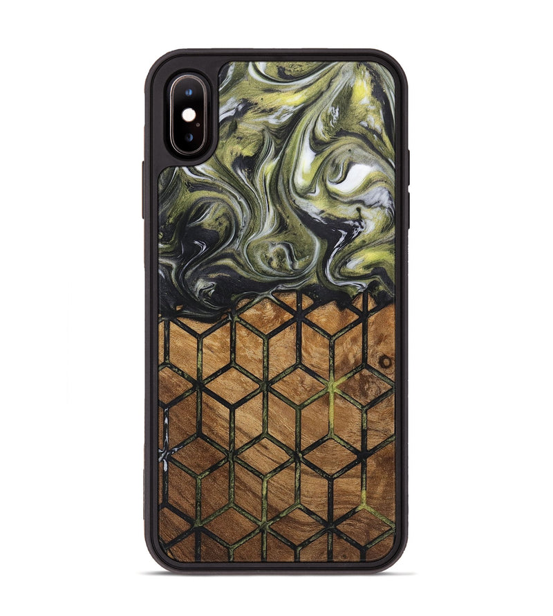 iPhone Xs Max Wood Phone Case - Evie (Pattern, 726823)