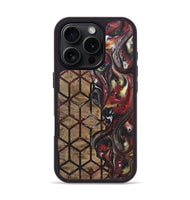 iPhone 16 Pro Wood Phone Case - Arlene (Pattern, 726825)