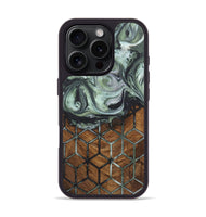 iPhone 16 Pro Wood Phone Case - Iva (Pattern, 726828)