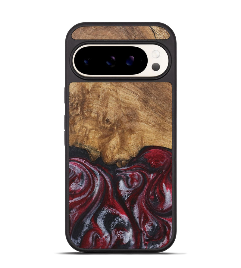 Pixel 9 Wood Phone Case - Emil (Red, 726843)