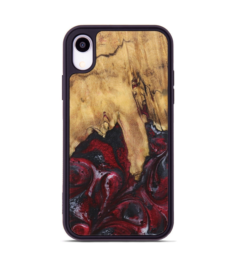 iPhone Xr Wood Phone Case - Arnold (Red, 726844)