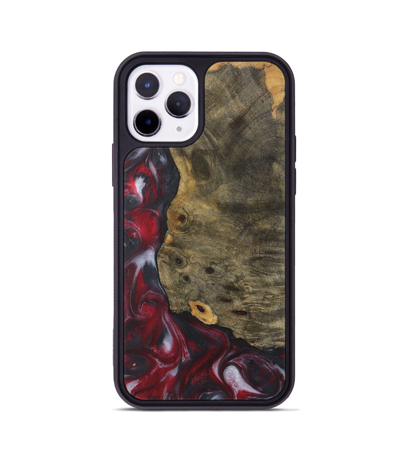 iPhone 11 Pro Wood Phone Case - Andrea (Red, 726848)