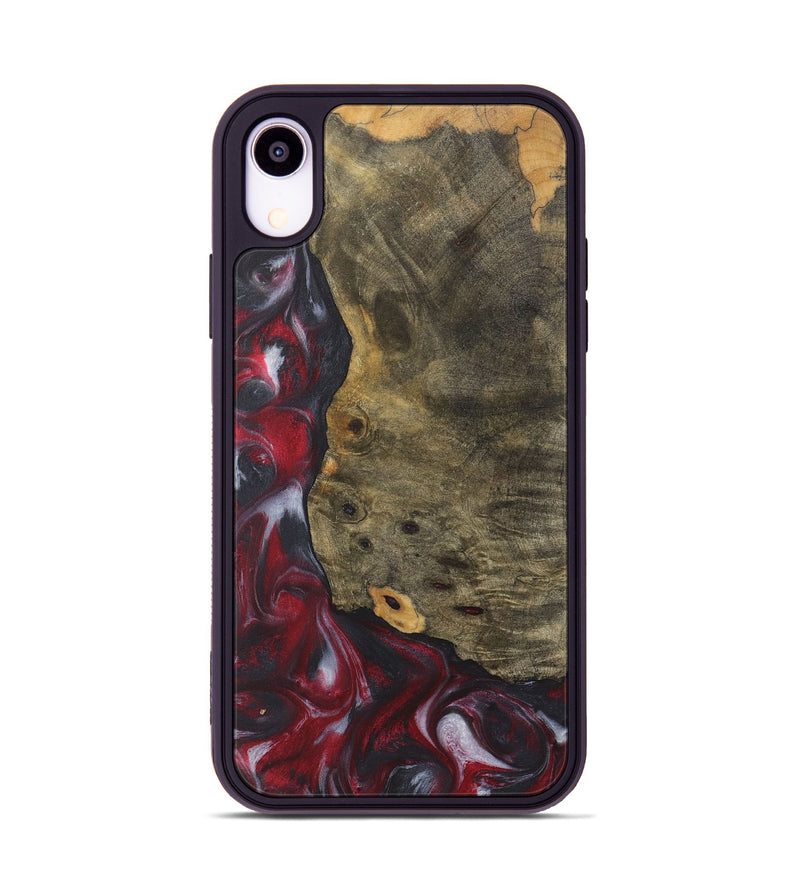 iPhone Xr Wood Phone Case - Andrea (Red, 726848)