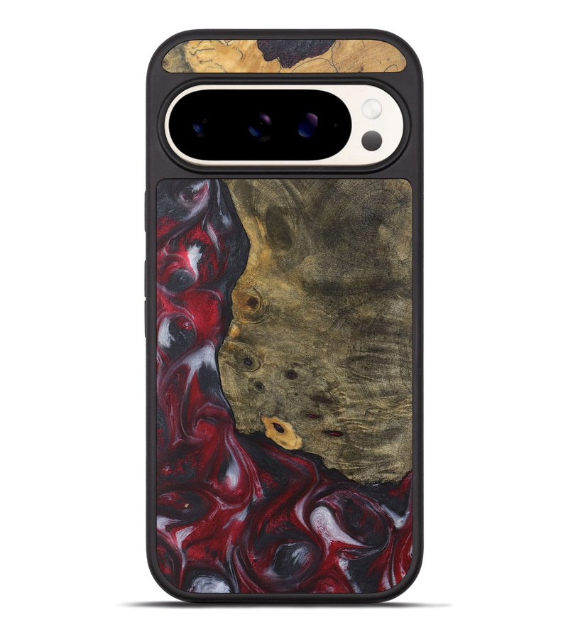 Pixel 9 Pro XL Wood Phone Case - Andrea (Red, 726848)