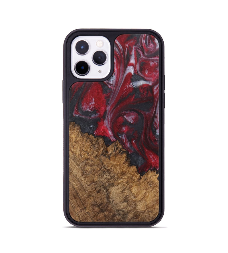 iPhone 11 Pro Wood Phone Case - Yasmin (Red, 726849)