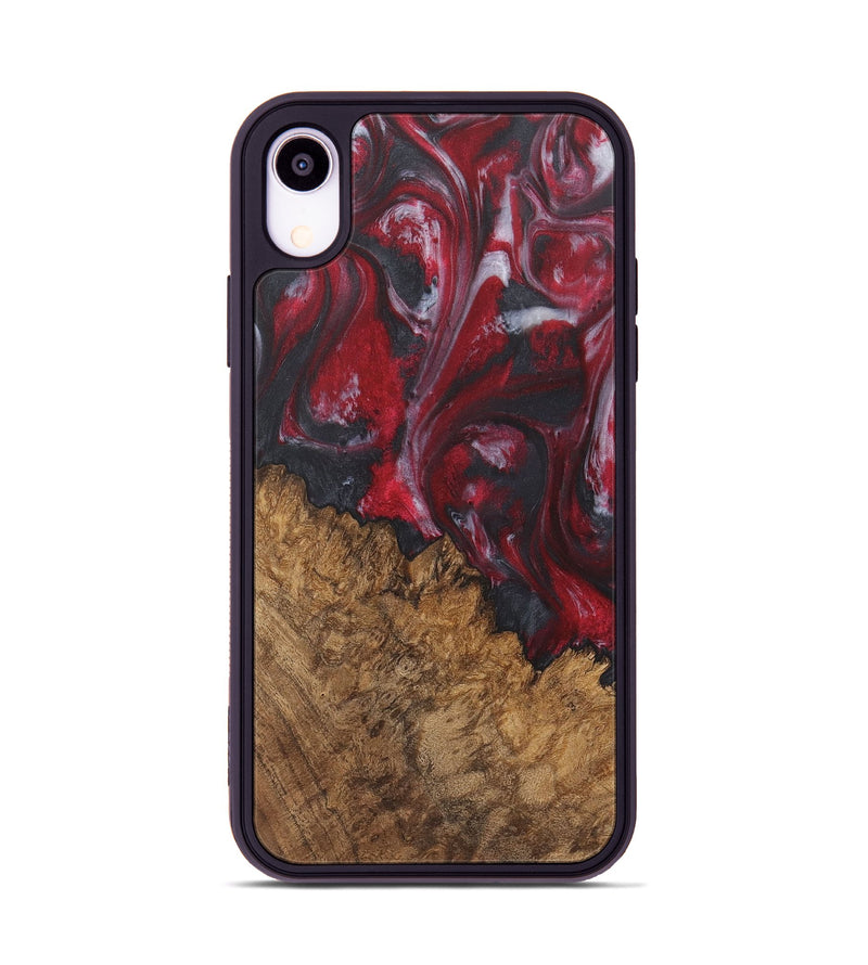 iPhone Xr Wood Phone Case - Yasmin (Red, 726849)