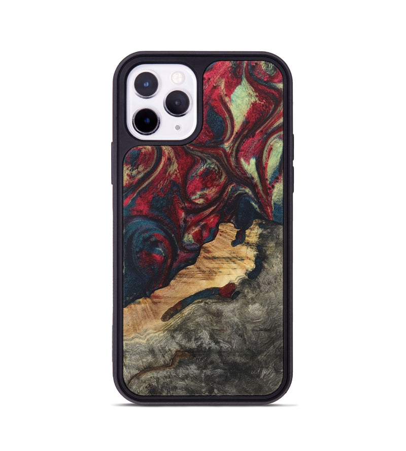 iPhone 11 Pro Wood Phone Case - Alayah (Red, 726851)